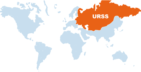 mapa URSS